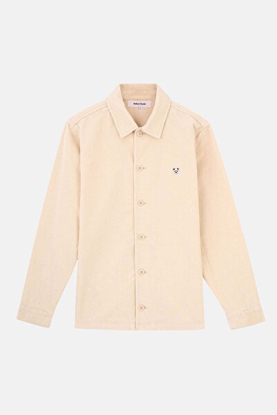 Reflect Studio Panda Velvet Jacket - Beige Parchment