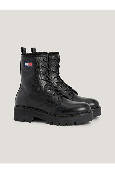 Tommy Hilfiger Tommy Jeans Urban Boot - Siyah, Sıcak Astar Ve Şık Tasarım