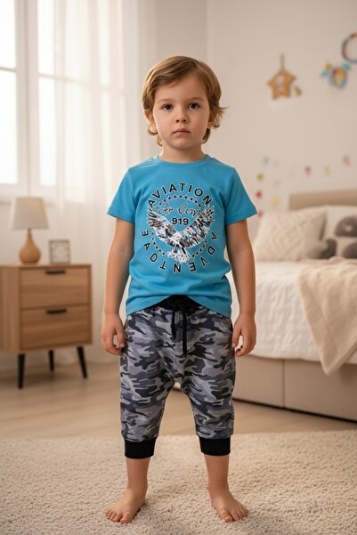 Intisimo Costum pentru copii, Aviație, Armată, Albastru -3 ani