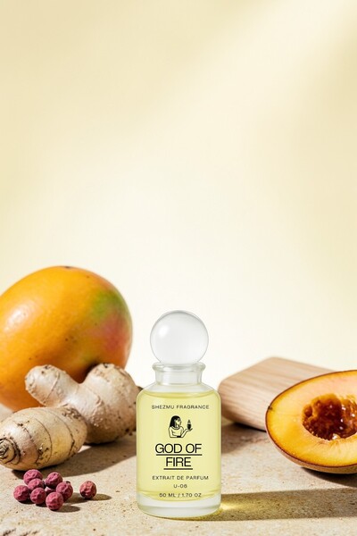 Shezmu Fragrance God of Fire EDP Unisex - Egzotik Mango, Zencefil ve Misk Not...