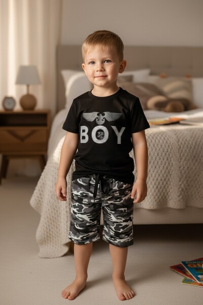 Intisimo Costum pentru copii, Armată, Băieți, Negru/Gri -4 ani