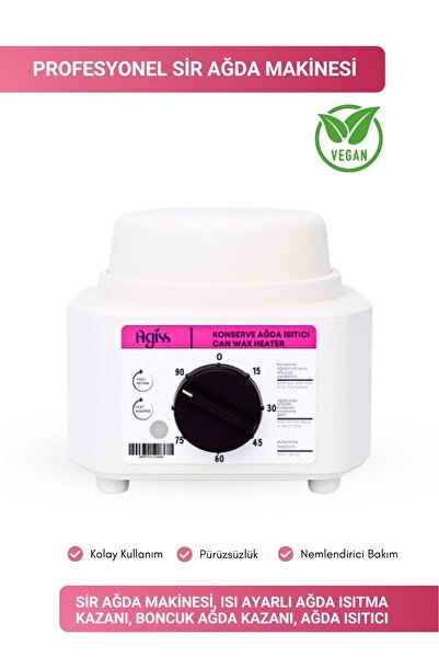 AGISS Sir Ağda Makinesi, Isı Ayarlı Ağda Isıtma Kazanı, Boncuk Ağda Kazanı, A...