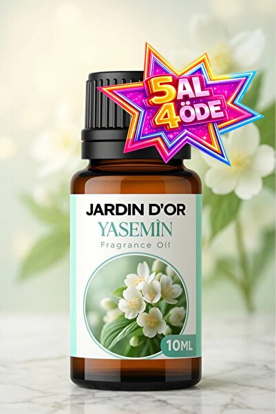 JARDIN D'OR Yasemin Esansiyel Uçucu Koku Yağı Buhurdanlık Yağı Difüzör Esansı...