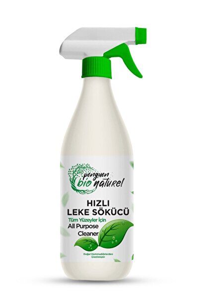Penguen Bio Naturel Çok Amaçlı Hızlı Leke Sökücü Genel Yüzey Temizleyici Spre...