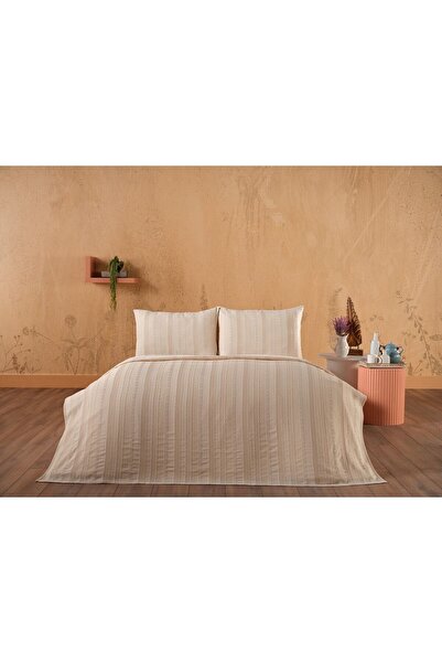 Doqu Home Calista Pike Bej - Çift Kişilik