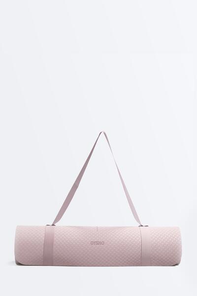 Oysho 8 mm pembe pilates matı