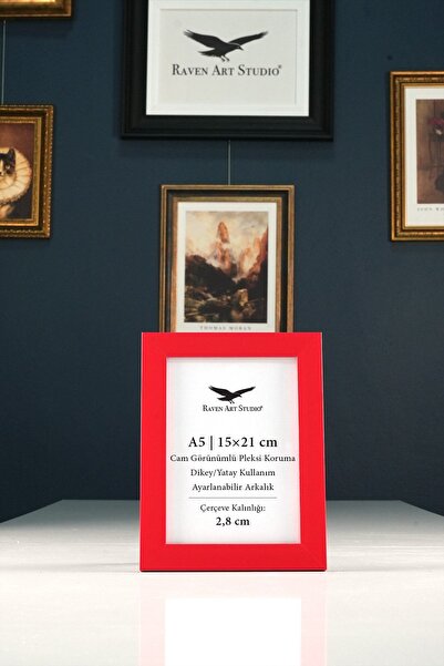 Raven Art Studio Potala A5-15x21cm Κόκκινο Πλαίσιο Εγγράφων Φωτογραφιών και Ε...