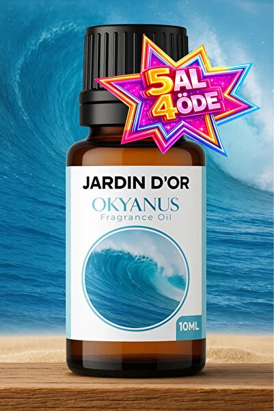 JARDIN D'OR Okyanus Esansiyel Uçucu Koku Yağı Buhurdanlık Yağı Difüzör Esansı...