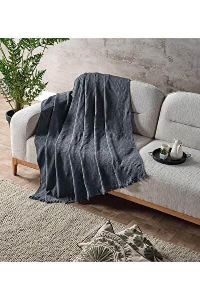 Doqu Home Adora Koltuk Şalı Lacivert 130X170 cm