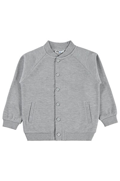 Civil Boys Boy's Cardigan Piqué 6-9 Years Old - Gray 9-10 Years Old