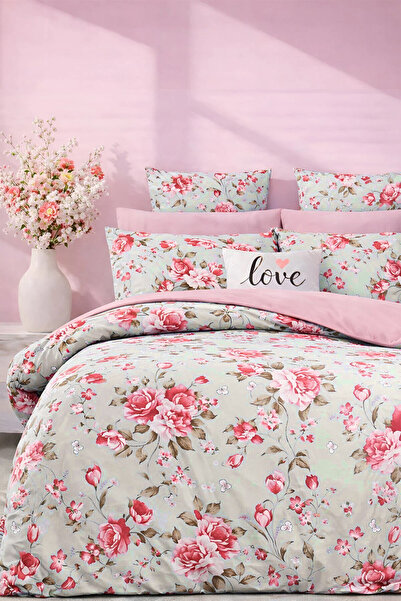 İQON Set cuvertură de pilota dublu Avangarde verde - elastic