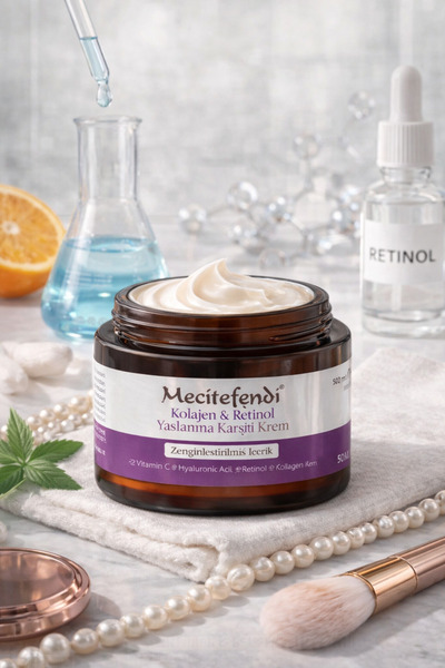 Mecitefendi Kolajen & Retinol Yaşlanma Karşıtı Krem 50 ml