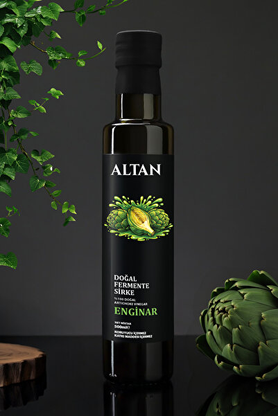 Altan Yıllandırılmış Ev Yapımı Doğal Enginar Sirkesi 500 ml
