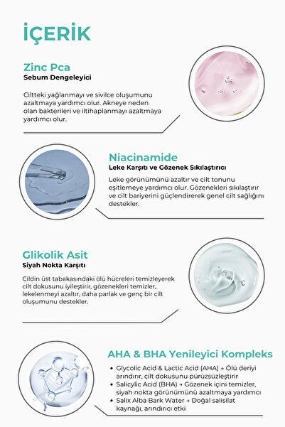 LUDITA Niacinamide Serum %10 + Zinc PCA %1 – Gözenek Sıkılaştırıcı, Siyah Nokta ve Karşıtı