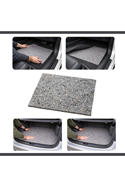 keçecimemett Oto Taban ve Bagaj Keçe Halı Ses Azaltıcı Darbe Emici Kaymaz Zem...