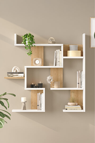 Yurudesign Shelf 26 Duvar Rafı Sepet-Beyaz WL26-SW