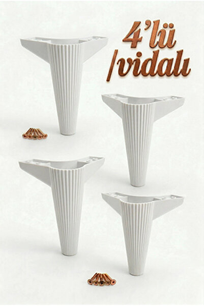 elbse Plastik 15cm Mobilya Koltuk Baza Masa Dolap Ayağı Ayakları – Dayanıklı ...