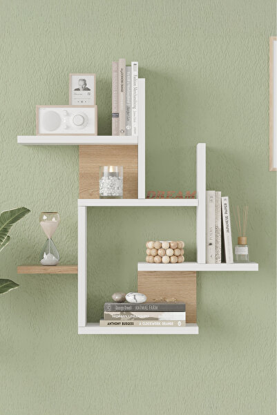 Yurudesign Shelf 21 Duvar Rafı Sepet-Beyaz WL21-SW