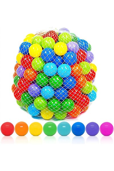 ALBADER 100/50 Colorful Play Balls for Kids Small Safe Plastic Balls for Fun,...