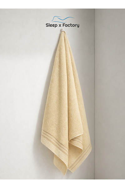 Sleep x Factory Bath Towel – 100% Cotton, Ultra Soft & Absorbent – 70x140 cm