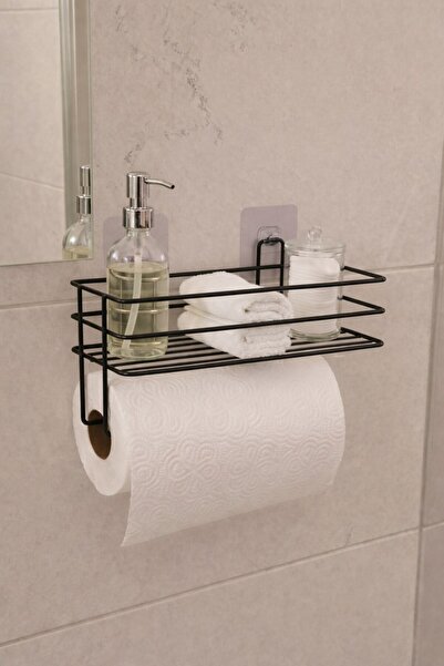 Sas Haus Adhesive Shelf Paper Roll Towel Holder Napkin Holder Towel Paper Hol...