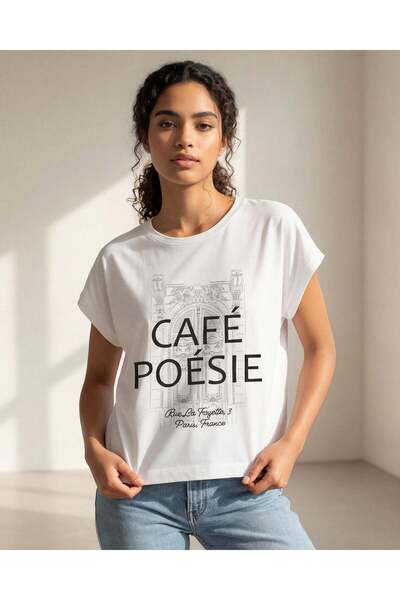 REDTAG Women White Printed T-Shirt