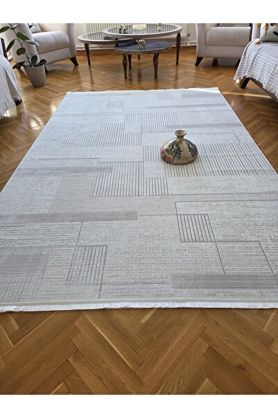 ANUTYA HOME Krem Bambu Yumuşak Sık Dokuma Özel Kesim Salon Koridor Oturma Oda...