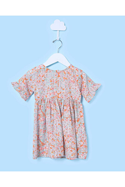 REDTAG Infant Girls Assorted Printed Dress