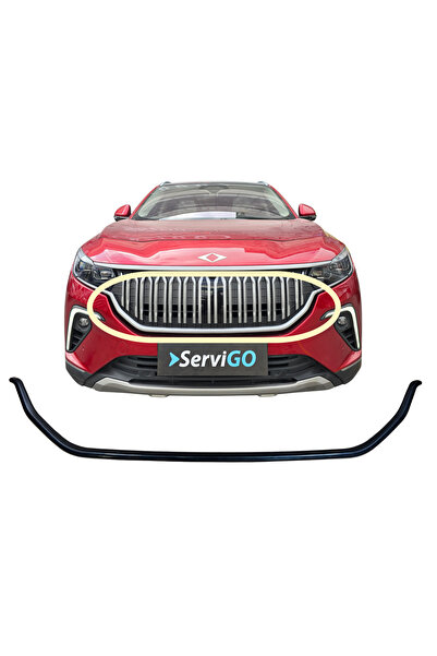 Universal TOGG T10X Panjur Alt Piano Black / Siyah Çıtası