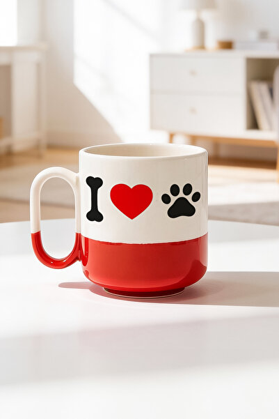 BB TRADE I Love Designed Ceramic Printed Pro Mug 330ml