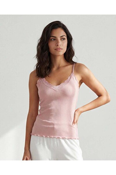 REDTAG Women Pink Strappy Lace Vest