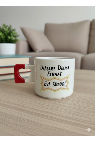 PALTO TASARIM Mountains Piercing Ferhat Evi Süper Süper Heart Kulp Mug - Gift...