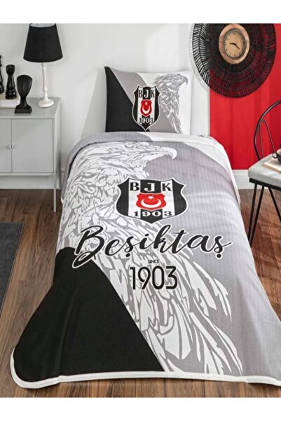 Beşiktaş Lisanslı Pike Takımı Tek Kişilik Since 1903