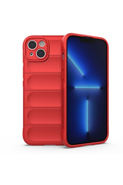 OEM Magic Shield TPU Shockproof Case for iPhone 14 Plus, Red