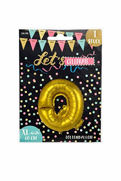 Party Gold letter "O" foil balloon, 60 cm