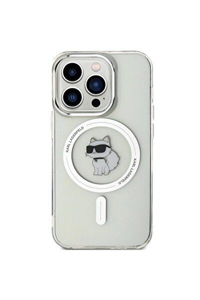 Karl Lagerfeld Carcasă Choupette MagSafe Ring pentru iPhone 13/13 Pro, transp...