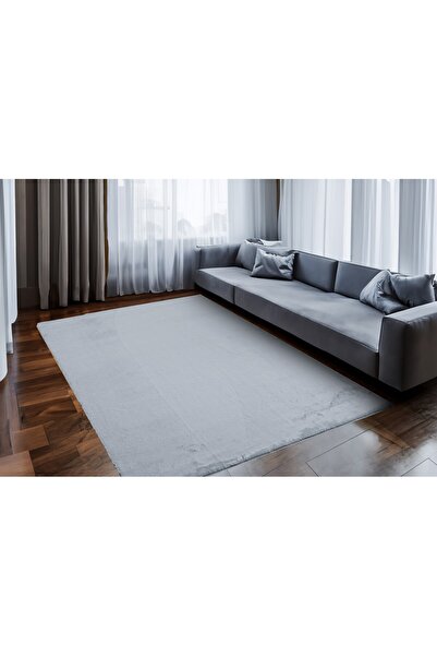 HOME AURAA Horizon Solid Shaggy Rug-Blue-160x230cm