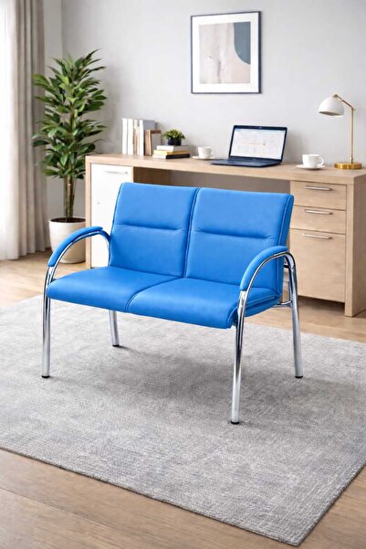 YRN OFIS Ofis ve Bekleme Alanları İçin Premium İkili Koltuk,Misafir koltuk– M...