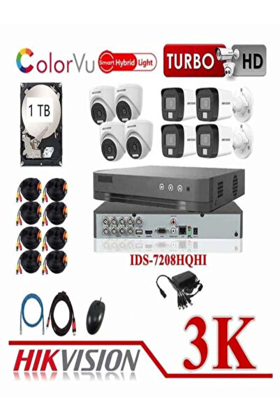 hikvison Hikvision Complete 5MP Surveillance System – 8-Channel DVR with AI F...