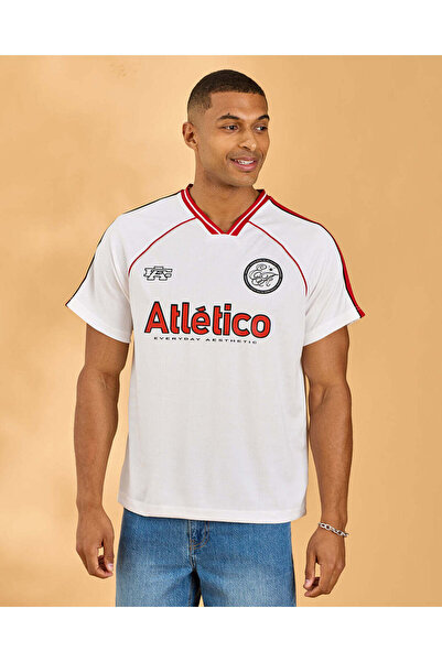 REDTAG Men Red Over Size Sports T Shirt