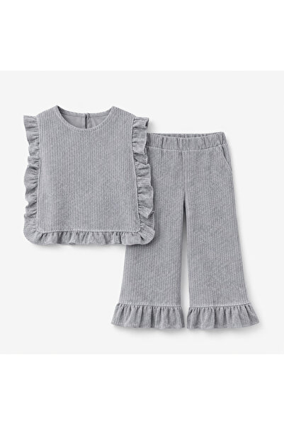 BALKABAĞI Set de 2 piese Grimelange din catifea de bumbac cu nervuri, compus ...