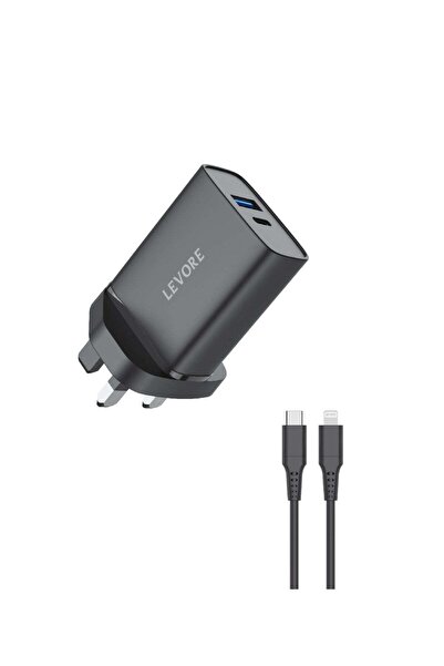Levore Wall Charger 25W with type C to lightning cable