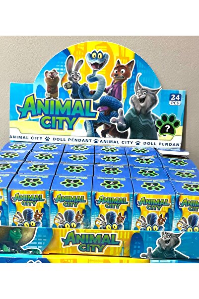 Lüx silikon anahtarlık Luli store zootopia kutu supriz silikon anahtarlik