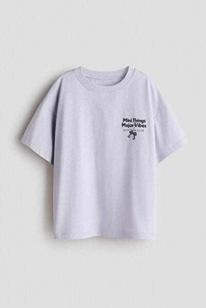 H&M Pamuklu Oversize Tişört