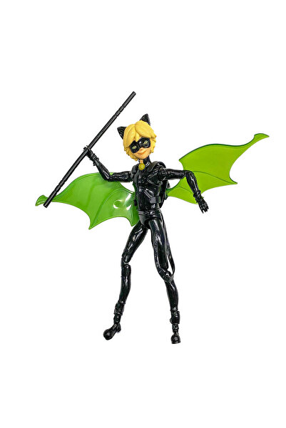 Miraculous Cat Noir figurine doll with bat costume S2 13cm