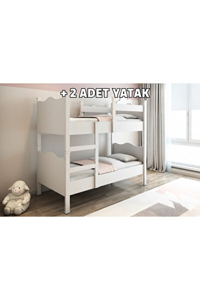 PATİKO R 1001 YATAKLI BEYAZ RANZA