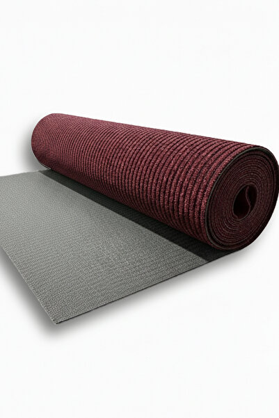 SAYIN TEKSTİL KAYMAZ TABANLI ÇELİK HALI - KIRMIZI