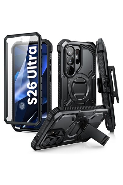 Supcase Carcasă i-Blason ArmorBox Clip MagSafe pentru Galaxy S26 Ultra, neagră