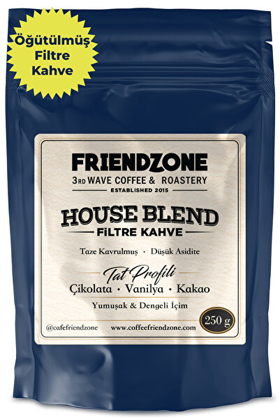 Friendzone 3rd Wave Coffee & Roastery House Blend Filtre Kahve (Öğütülmüş Fil...