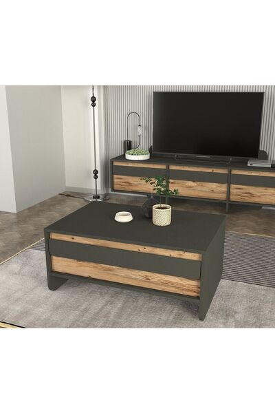 UnicUtil Masa de cafea, Bold Statement, UnicUtil, 90 x 60 x 40, Antracit-Bard...